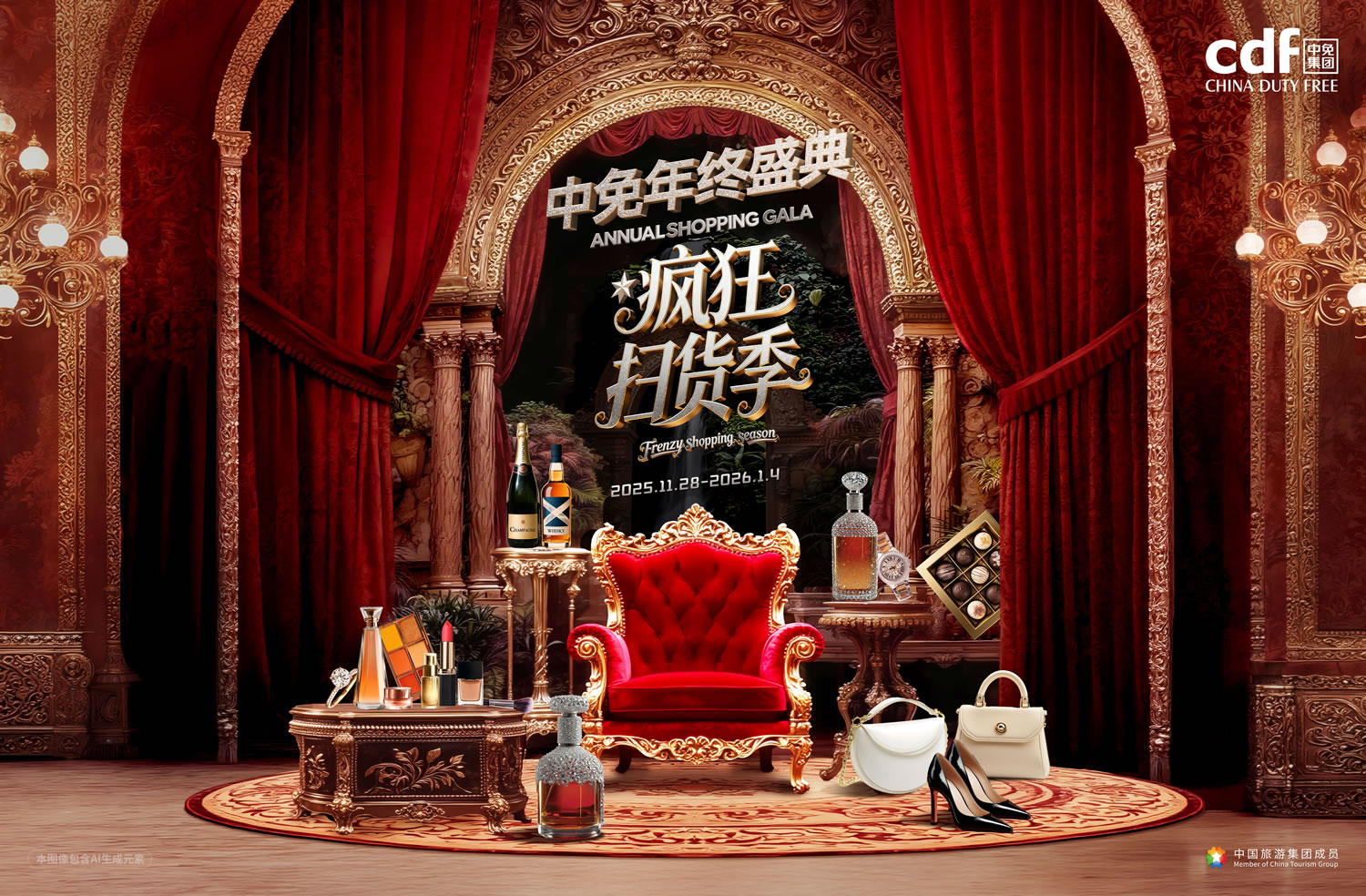 釋放免稅新政效應，點燃冬日消費熱情，2025年中免年終盛典將于11月28日盛大啟幕